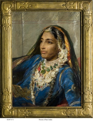 Portrait of Maharani Jind Kaur Portrait of Maharani Jind Kaur